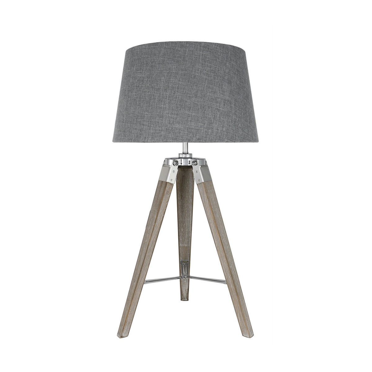 Kindle Grey Tripod Table Lamp with Grey Shade | Retail ...