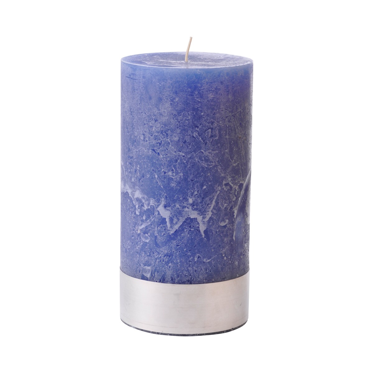 Blue Pillar Candle Large