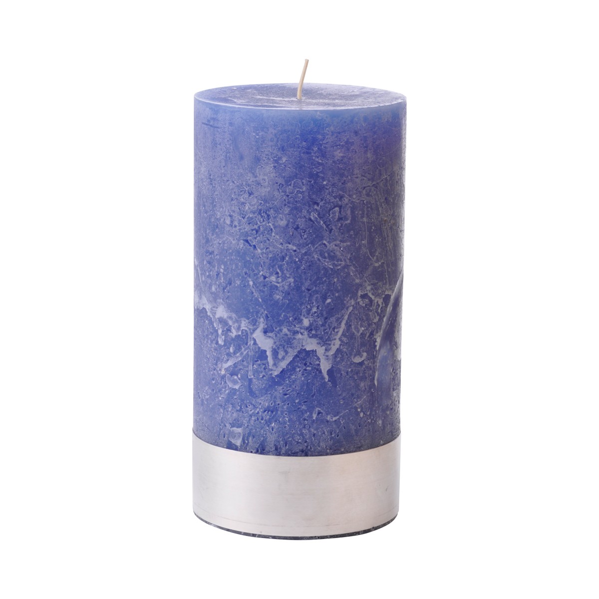 Blue Pillar Candle Large