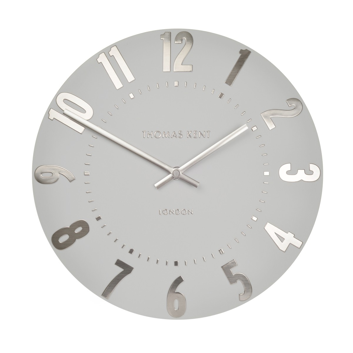 Alice - Silver Wall Clock