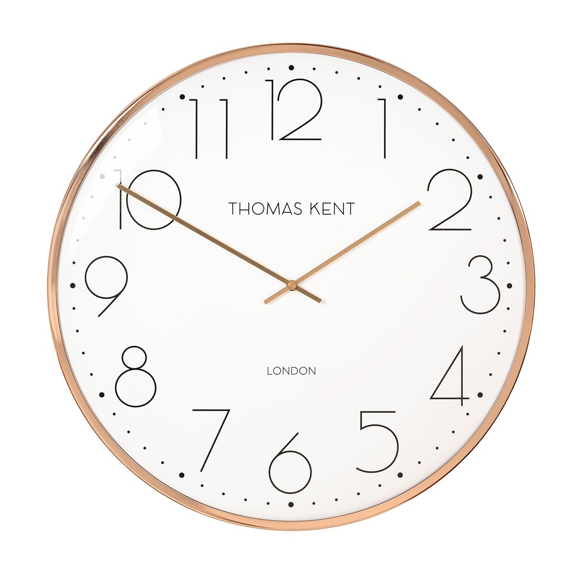 Copper Round Wall Clock