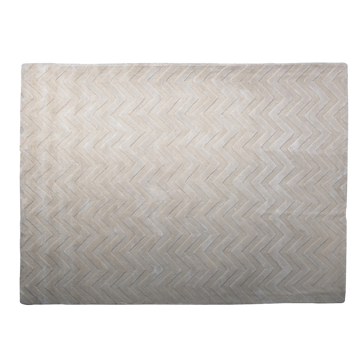 Alban -  Chevron Rug in Ivory 