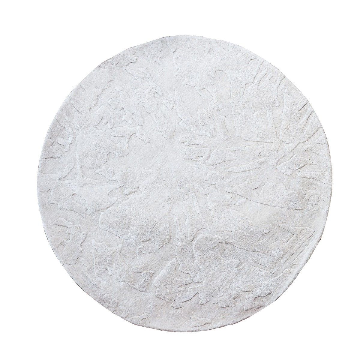 Round Glacier Rug