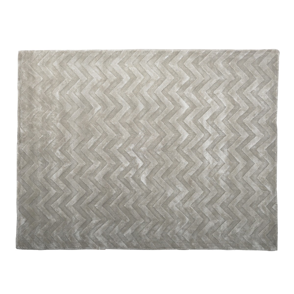 Chevron Grey Area Rug Oyster