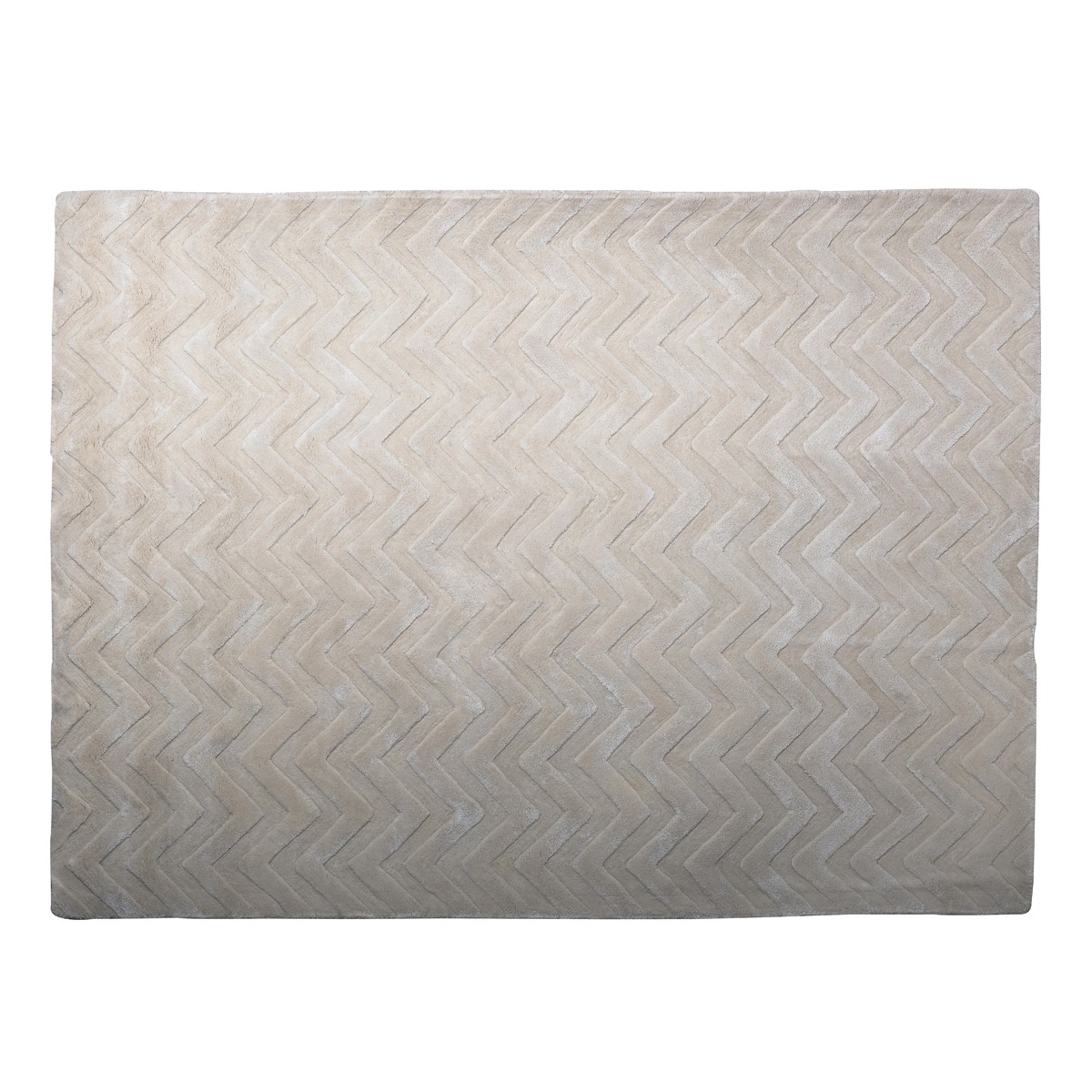 Pearl -Chevron  Rug in Ivory