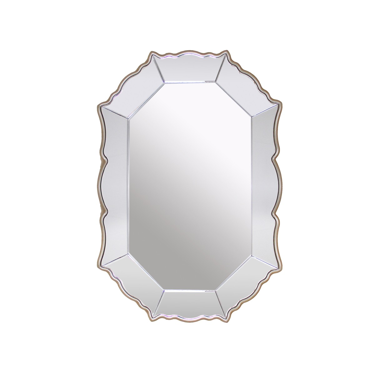 Rococo -  Decorative Metal and Glass Mirror