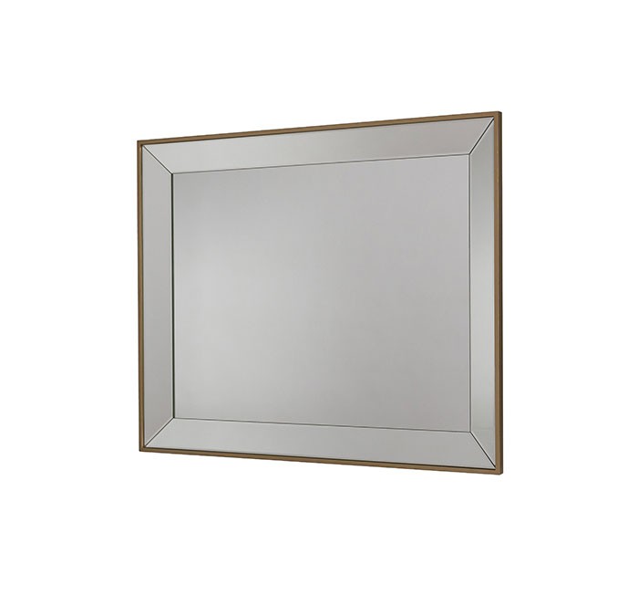 Rectangular Frameless Bevelled Wall Mirror