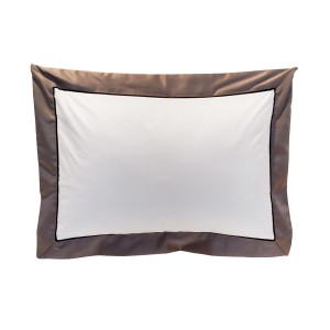 Deep Border Grey Bodouir Pillow Case