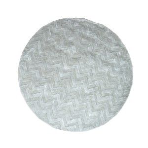 Round  Chevron Area Rug