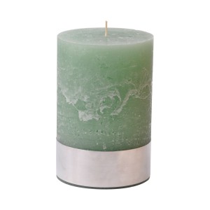 Angel Moss Medium - Light Green Pillar Candle
