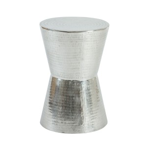 Congo  - Aluminium Hammered Introvert Side Table or Occasional Table