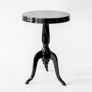 Stance  - Black Aluminium Bullet Side Table or Occasional Table