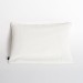Petite Ombre Gale Grey & Ivory Tie & Dye Cotton Rectangle Cushion Cover with Crystals Back