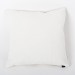 Ombre Gale Grey & Ivory Tie & Dye Cotton Cushion Cover with Crystals Back