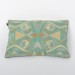 Teal Cotton Cushion Cover with Thread Embroidery Front