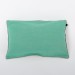 Teal Cotton Cushion Cover with Thread Embroidery Back