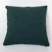 Laser Jardin - Moss Green Cotton Cushion Cover with Thread Embroidery Back