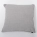 Grey Cotton Cushion Cover with Thread Embroidery Back