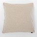 Laser Earth Natural Cotton Cushion Cover with Thread Embroidery Back