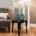Room Featuring Louis Black Square Bedside Table