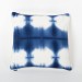 Blue & Ivory Tie & Dye Cotton Cushion Cover Front