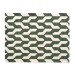 Green & Beige Cable Area Rug