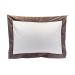 Deep Border Grey Bodouir Pillow Case