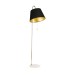 Luxor floor lamp with black shade