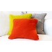 Square Moss Stitch Cushion Cover Orange