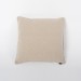 Rhombus Earth Natural Cotton Cushion Cover with Thread Embroidery Back