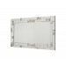 rectangular wall mirror with mother pearl frame