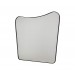 Wave Wall Mirror with Metal Frame