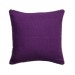 Single Purple Square Cushion Cover with Piping
