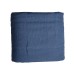 Single blue reversible padded wide panel throw