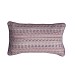 Single Purple Patterned Rectangle Cushion Cover with Piping