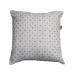 Single White patterned cushion cover