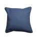 Single Aqua Blue Square Scatter Cushion Cover with Piping