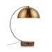 Golden Finish Steel And Marble Table Lamp